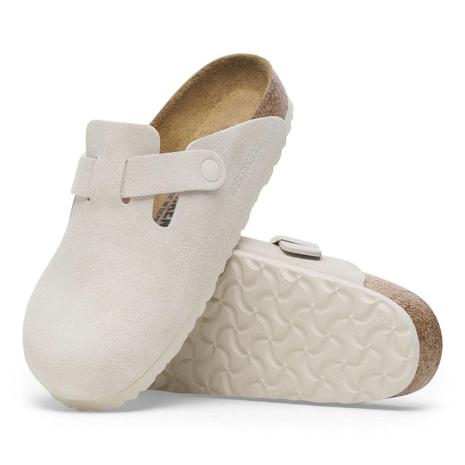 Boston Suede Leather - Antique White - Image 3