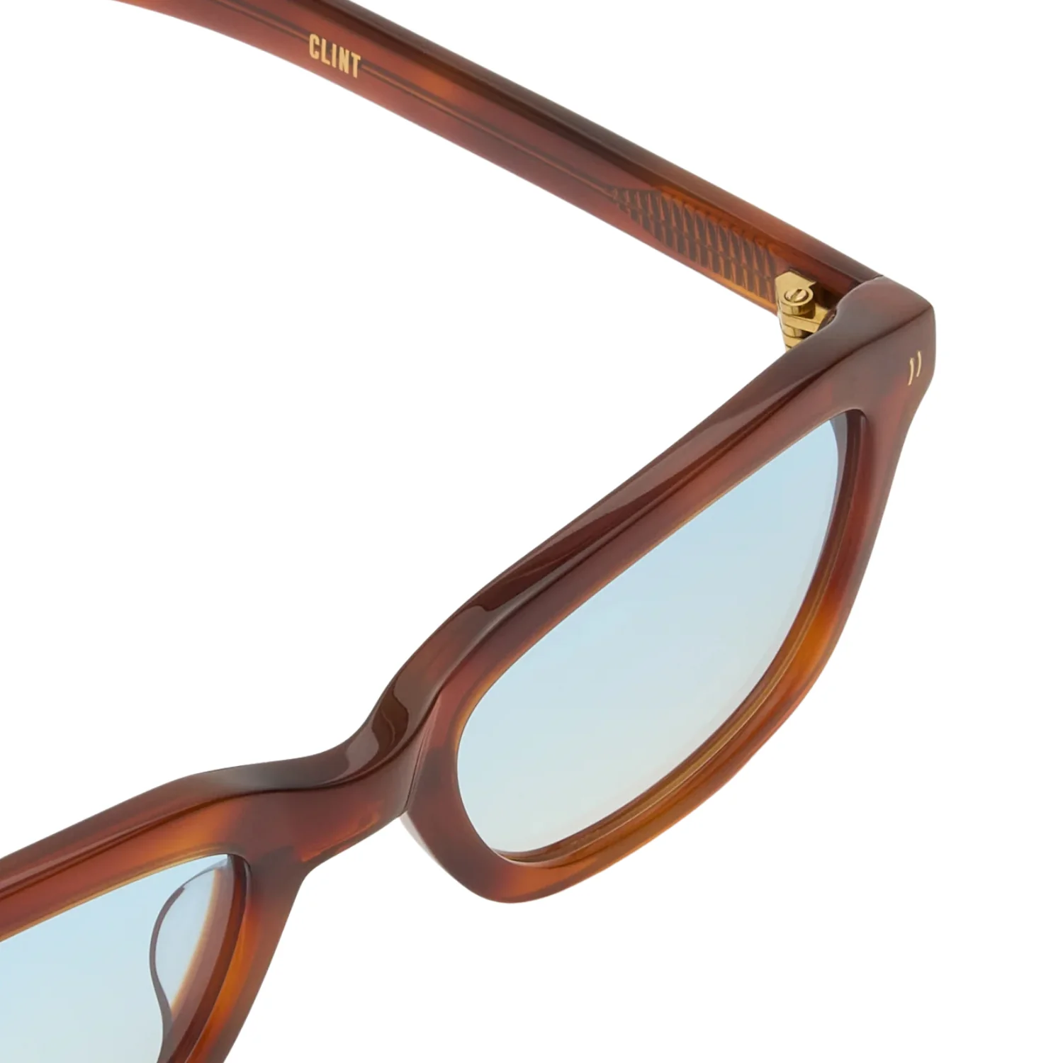 CLINT - Classic Havana / Light Blue Gradient Lens - Image 3