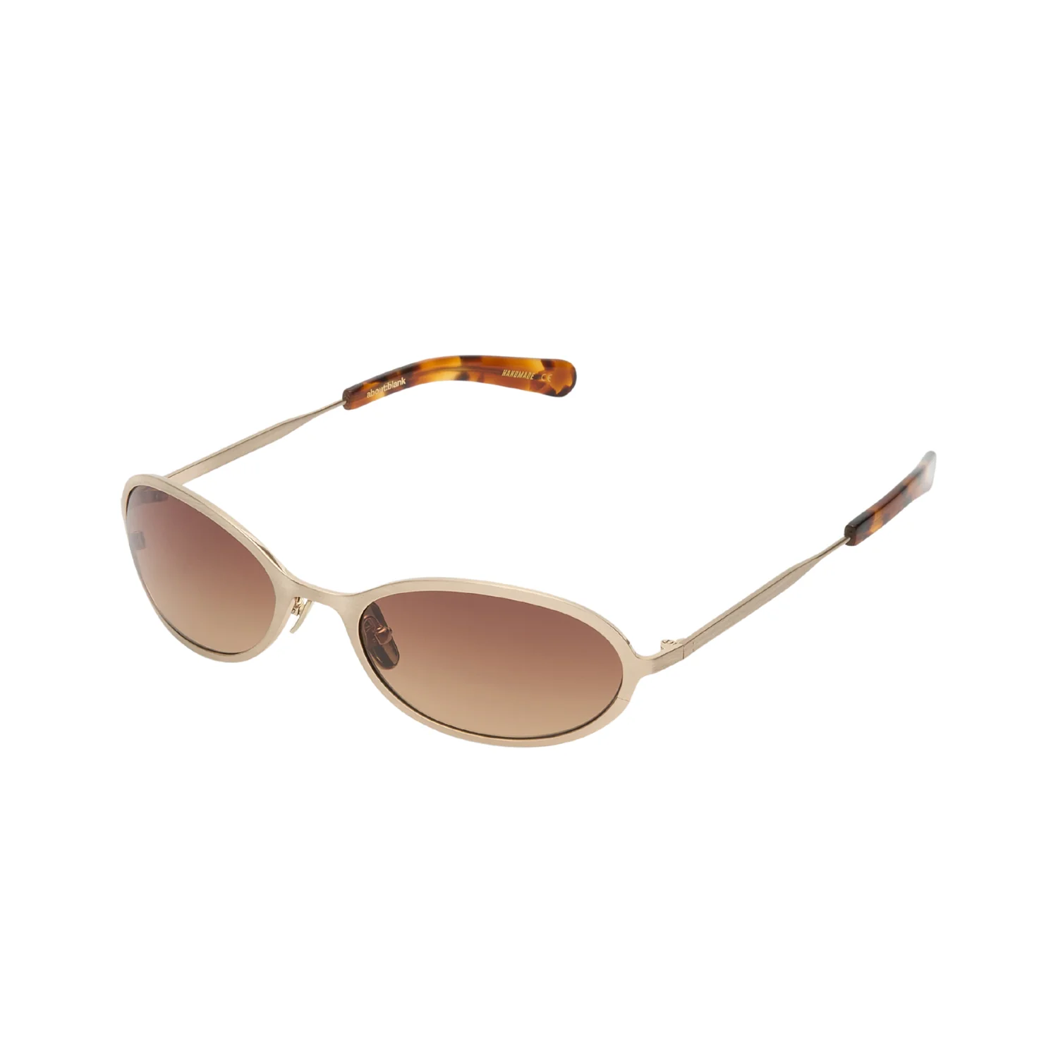 COHEN (ABOUT:BLANK) - Brushed Gold/Dark Tortoise/Brown Gradient Lens - Image 2