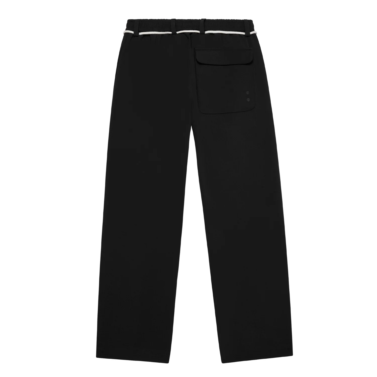 Cropped Trousers Black v2 - Image 2