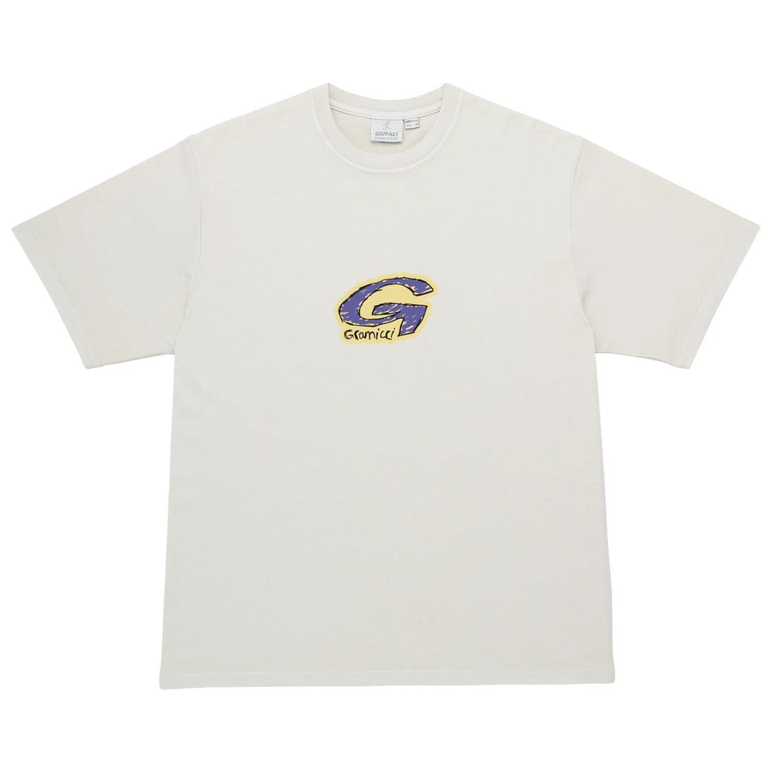 G-Scribble Tee Pigment Dyed - Natural Pigment