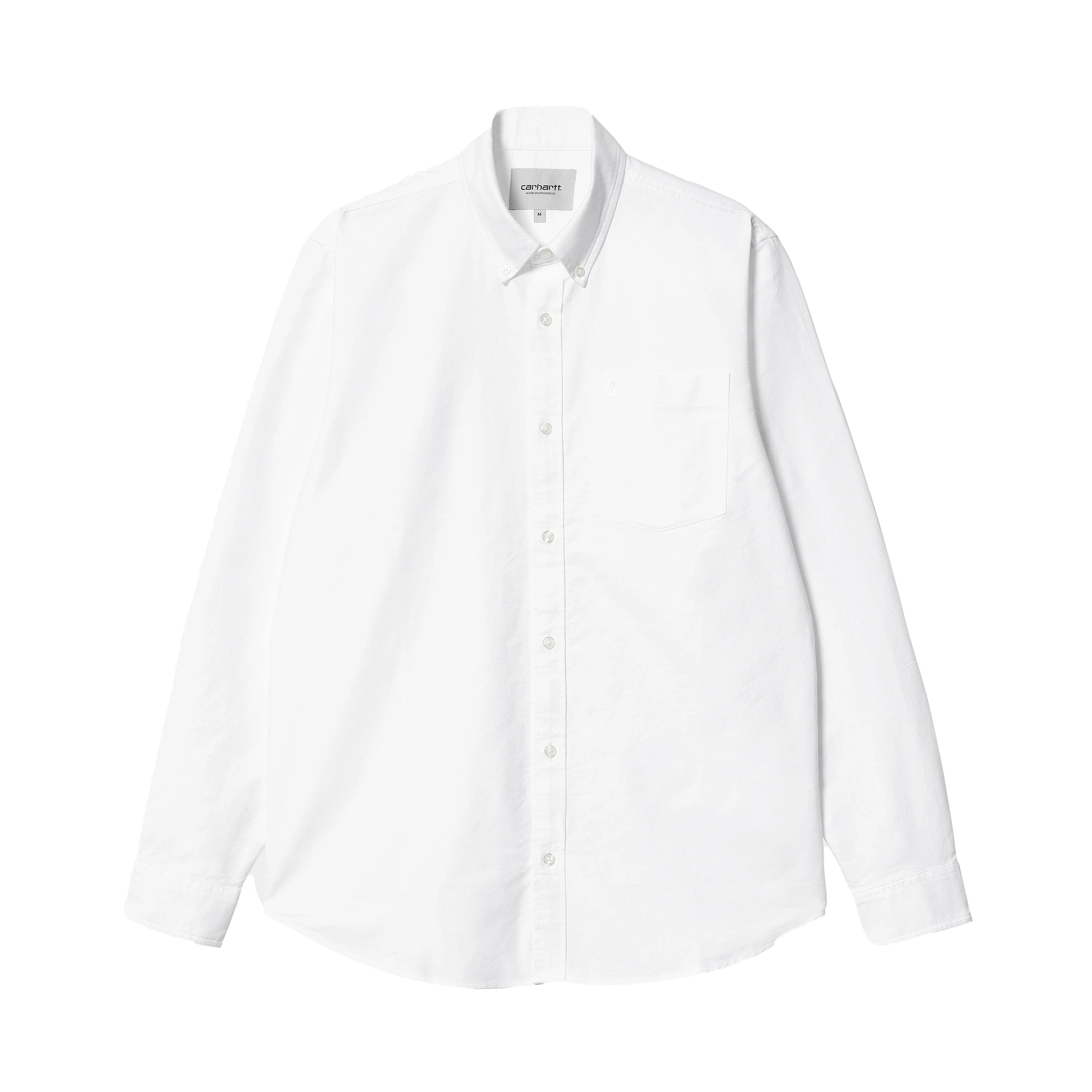 L/S C-Logo Shirt White