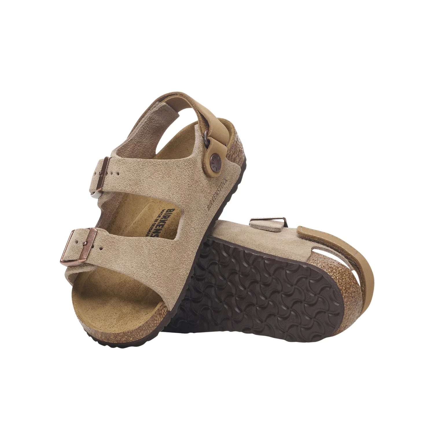 Milano Kids Suede Leather - Taupe - Image 3