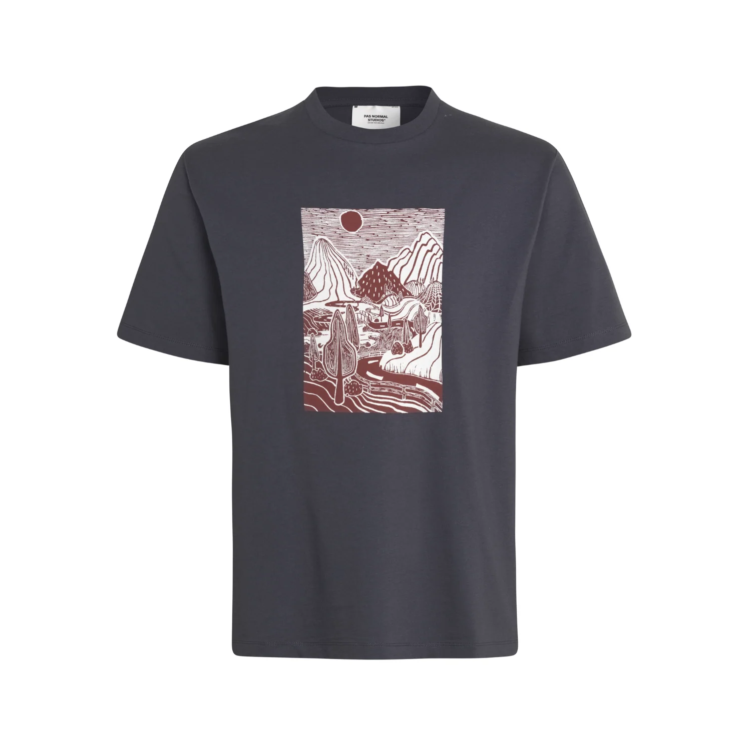 Off-Race Graphic T-shirt - Steel