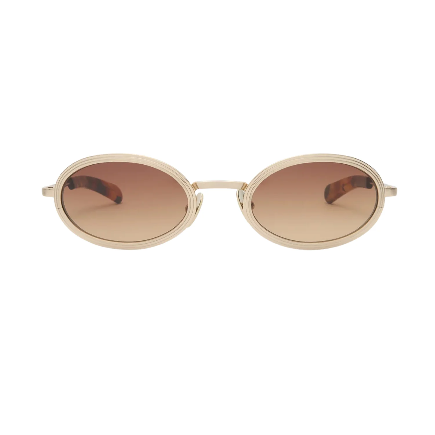 RENO - Brushed Light Gold/Brown Gradient Lens