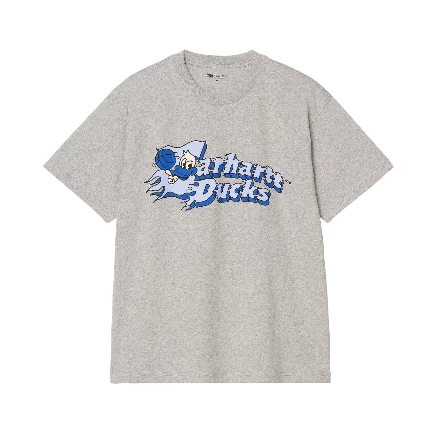 S/S Flaming Ducks T-Shirt - Grey Heather