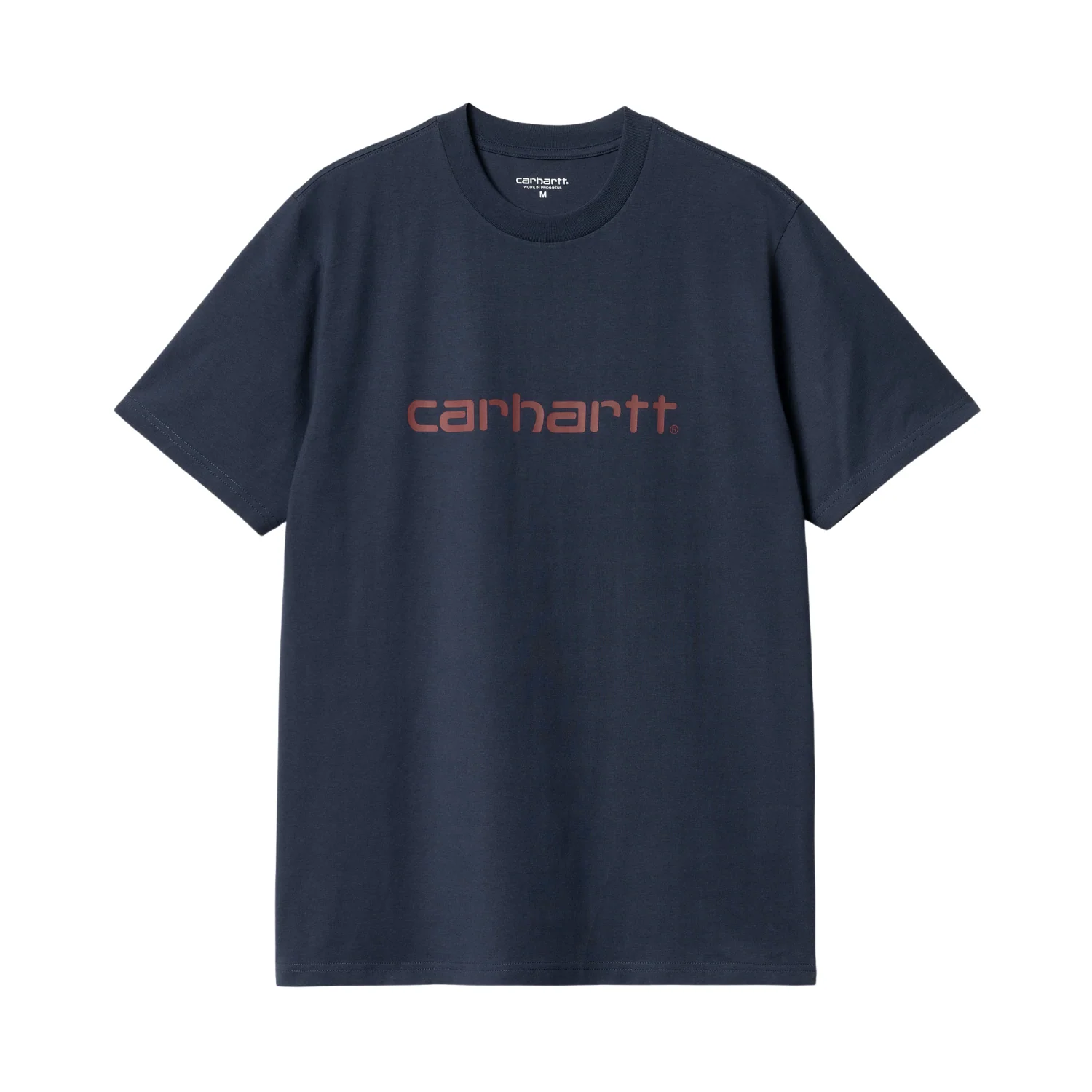 S/S Script T-Shirt - Air Force Blue/Malbec