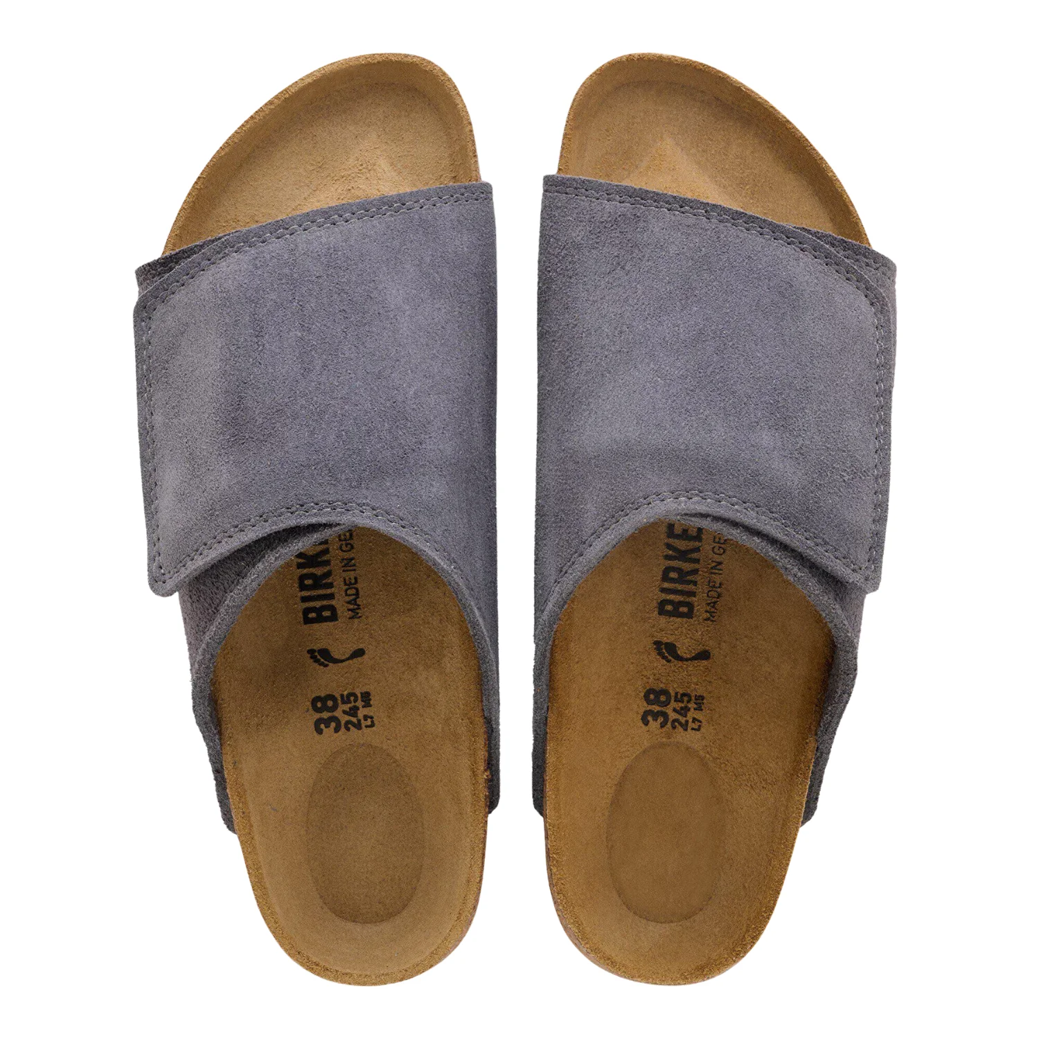 Solana Suede Leather - Charcoal - Image 4