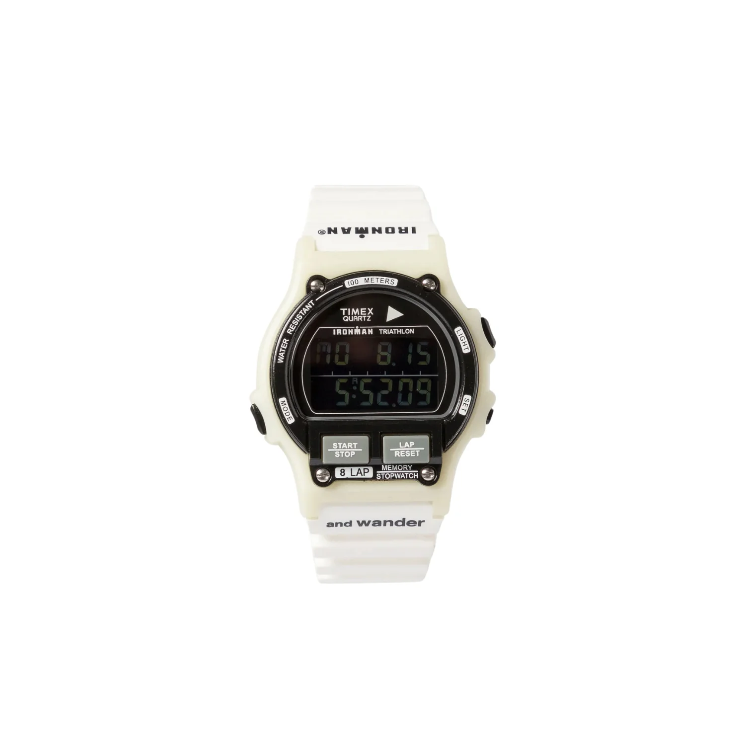 TIMEX Ă— and wander IRONMAN 8-LAP - White